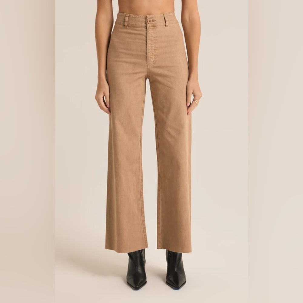 Z Supply NWT Rilynn Wide Leg Pants in “Burro” Wash